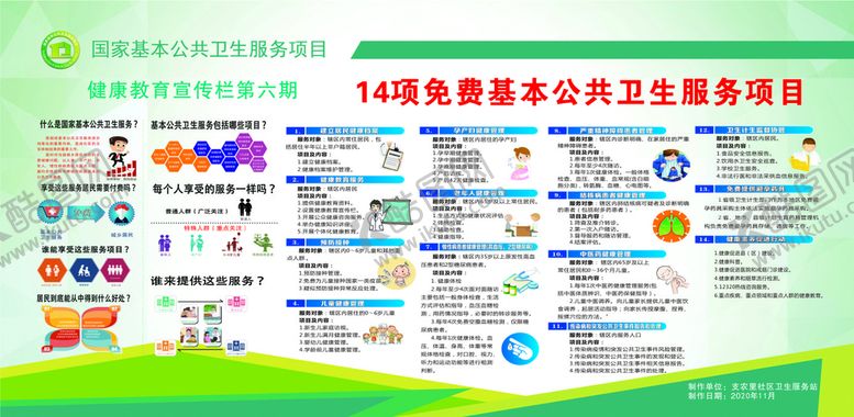 编号：73654502040049419754【酷图网】源文件下载-14项免费基本公共卫生服务