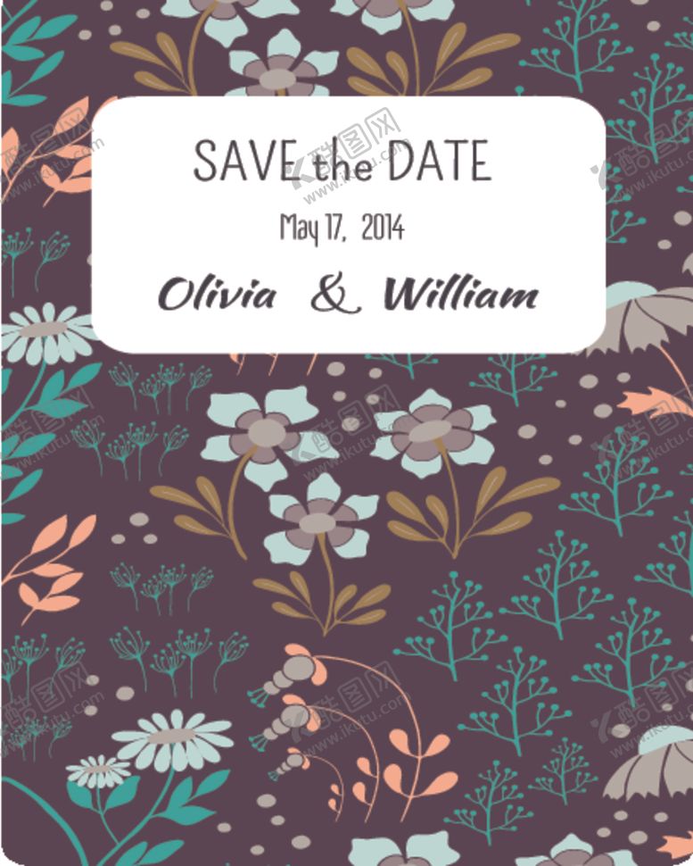 编号：24179910031941593327【酷图网】源文件下载-北欧创意森系花纹图案