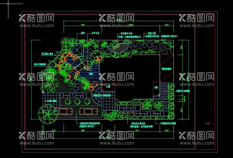 编号：51723312021538376284【酷图网】源文件下载-现代别墅庭院