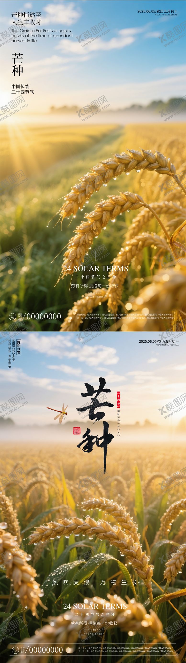 编号：73911506151617537108【酷图网】源文件下载-芒种海报