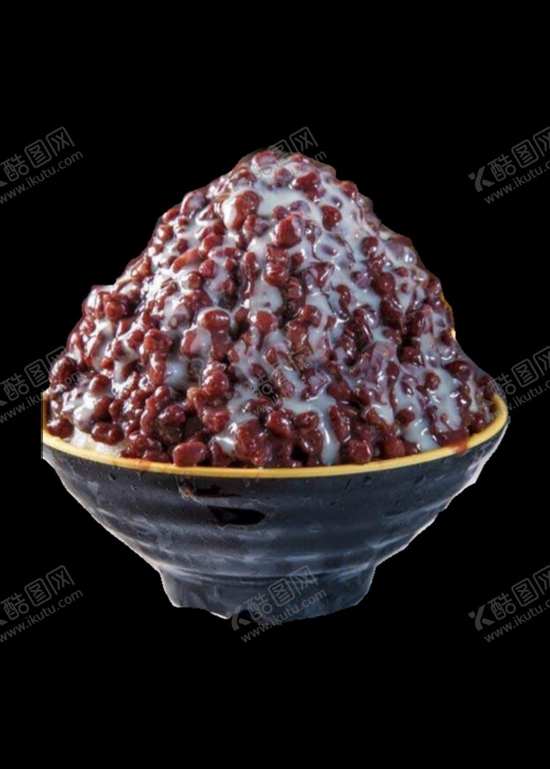 编号：85071710242303056718【酷图网】源文件下载-红豆炼乳刨冰抠图