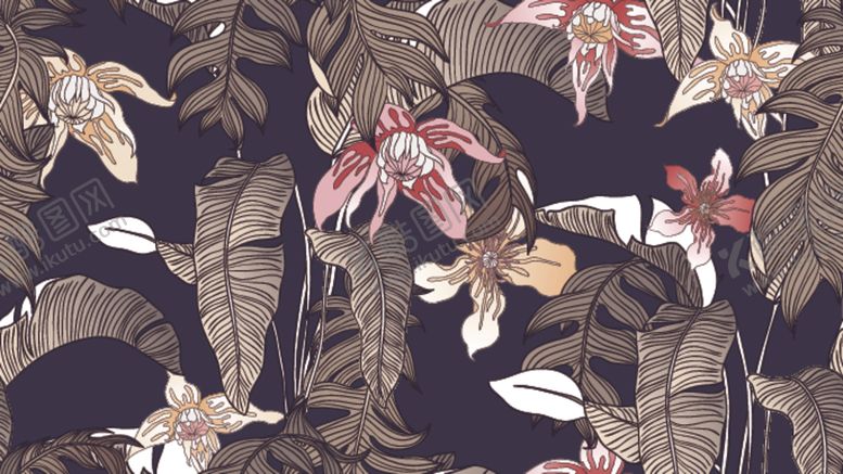 编号：37063110010717204237【酷图网】源文件下载-无缝植物花纹