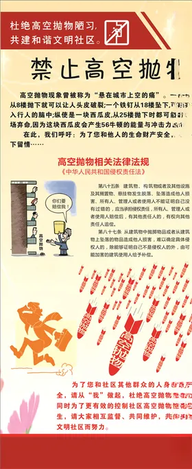 禁止高空抛物