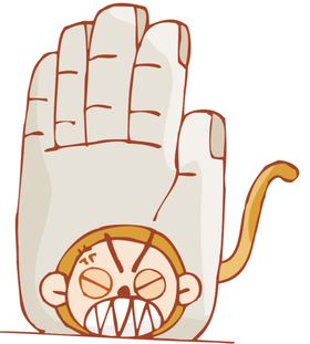 猴子抽象宠物飞鸟抽象图异形生物