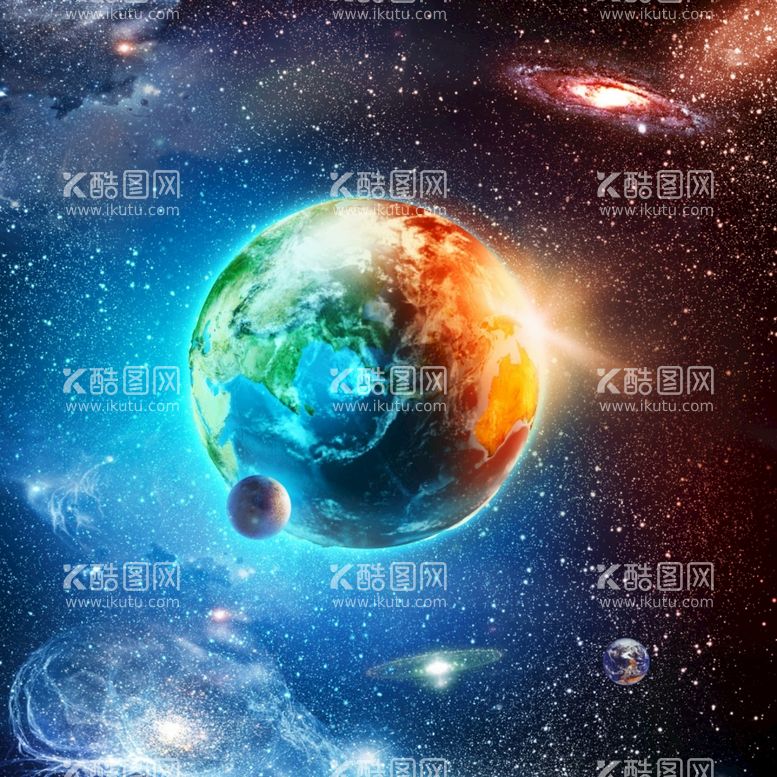 编号：37812509161834000165【酷图网】源文件下载-宇宙星球挂画装饰画