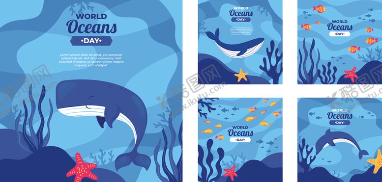 编号：78844411021151571563【酷图网】源文件下载-海洋主题儿童服饰图案设计