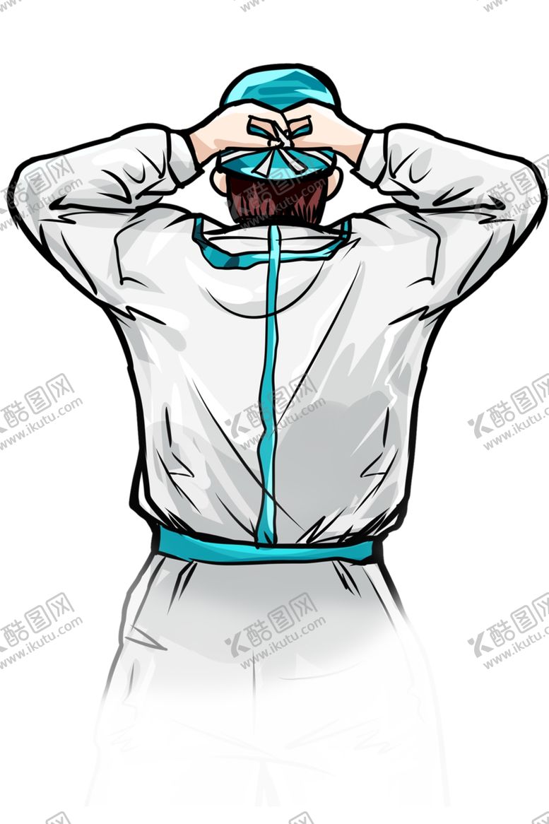 编号：32226910191518353559【酷图网】源文件下载-白衣天使背影PNG