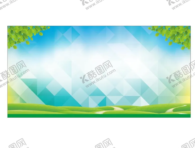 编号：81359410081906004761【酷图网】源文件下载-春节绿色展板背景