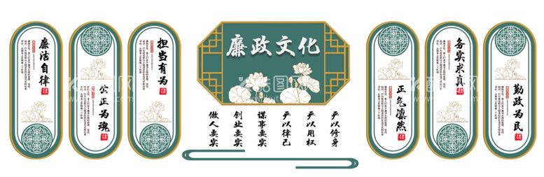 编号：33539112192333086941【酷图网】源文件下载-文化墙