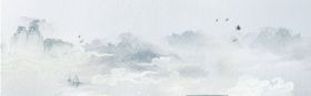 山水国风复古传统古风背景素材