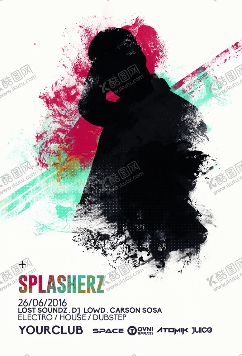 编号：22859602100207477765【酷图网】源文件下载-时尚海报模板