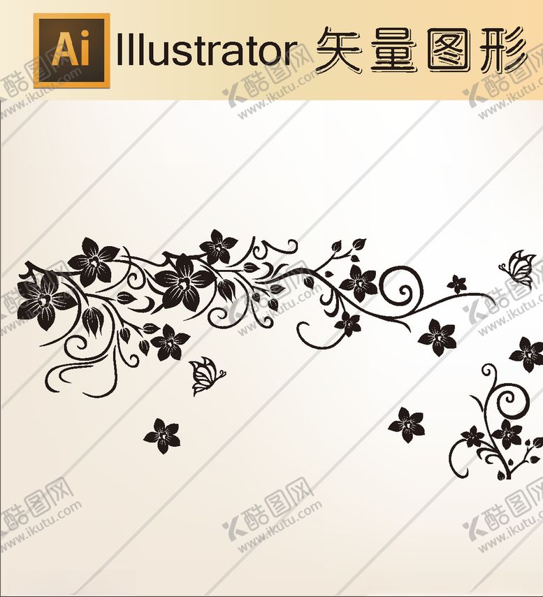 编号：70738910210459442349【酷图网】源文件下载-花草剪纸动物剪纸简洁手绘