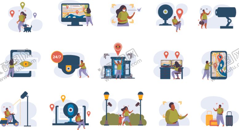 编号：44497909251752288245【酷图网】源文件下载-监控设备插图