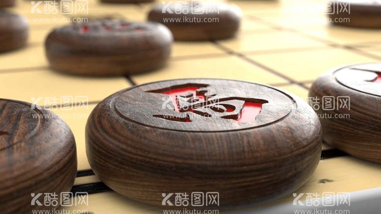 编号：06125910110717577948【酷图网】源文件下载-C4D模型象棋