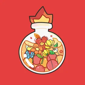 红色热情魔法药剂
