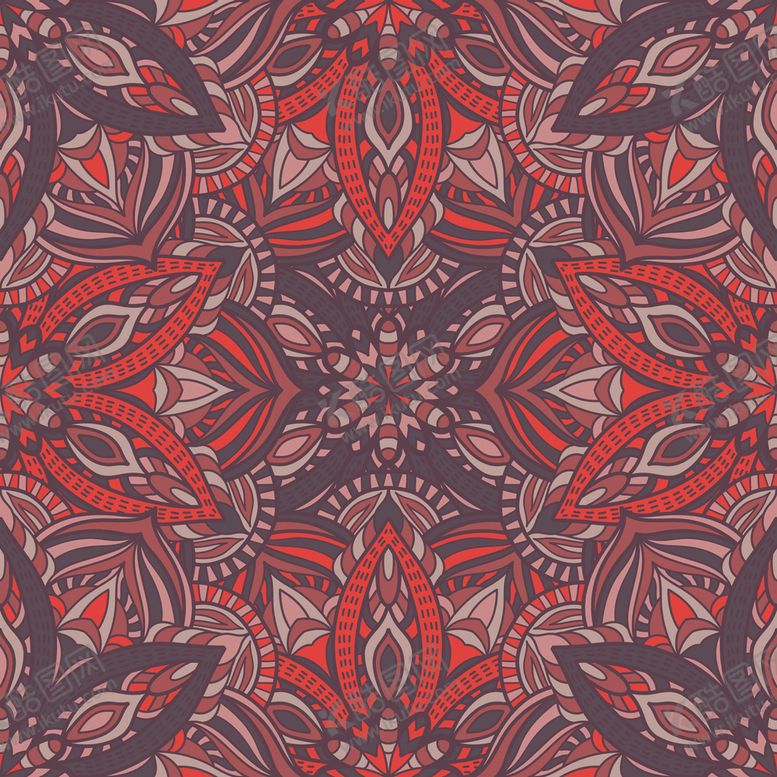 编号：20094109221520475024【酷图网】源文件下载-古典多彩底纹