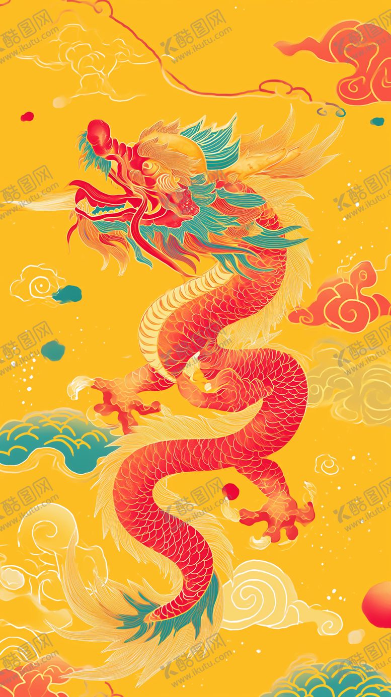 编号：49153201171548146794【酷图网】源文件下载-龙的插画