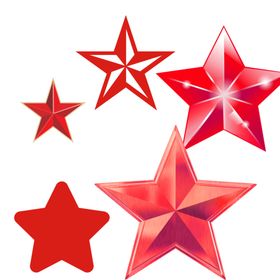 幻线 蓝色五角花