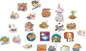 美食插画