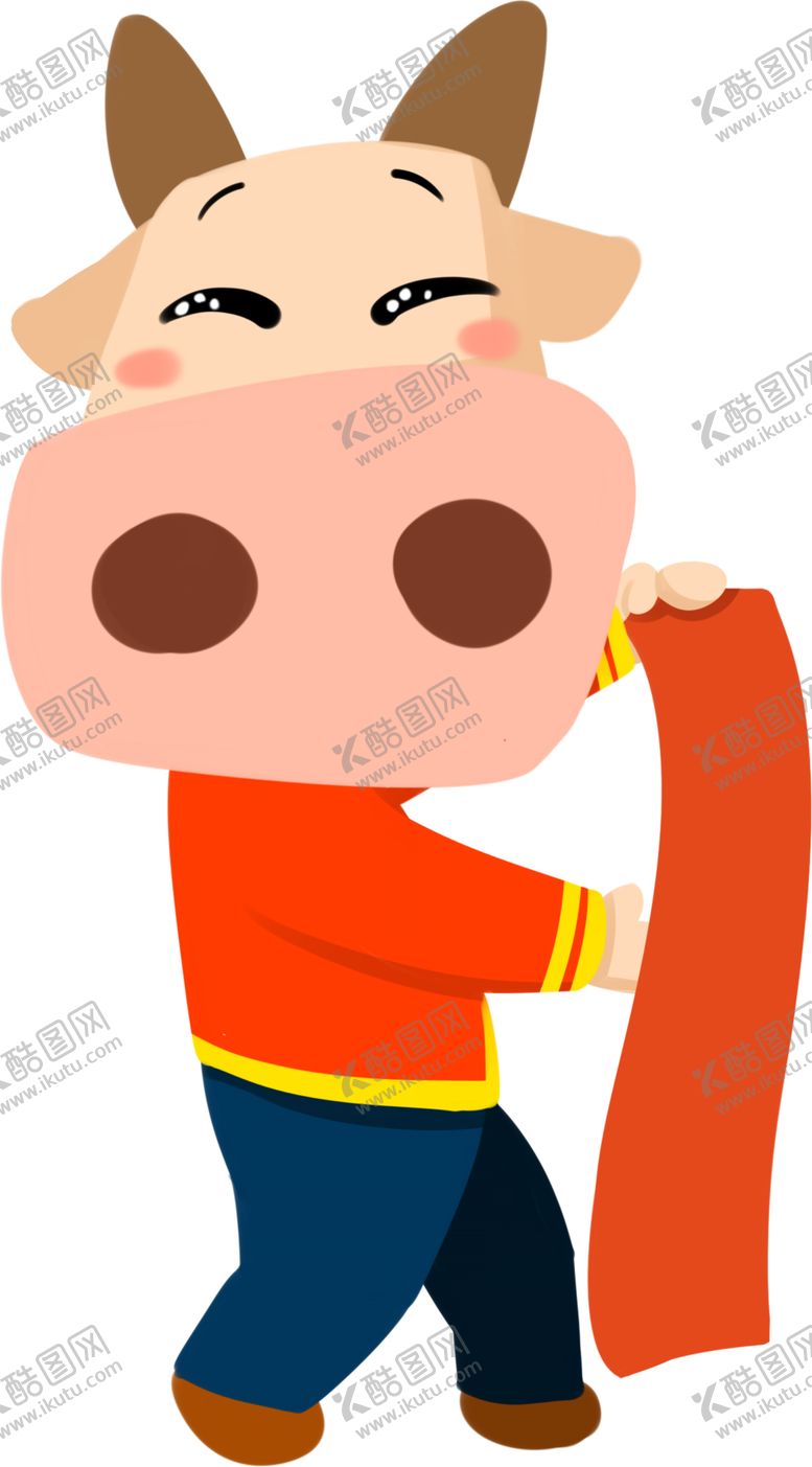 编号：80191005032132289012【酷图网】源文件下载-卡通牛年