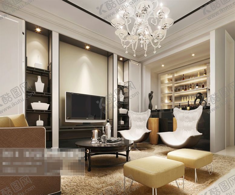 编号：83861010050457393629【酷图网】源文件下载-客厅效果