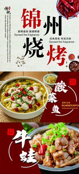 诱人烧烤美食餐饮海报