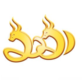 2021艺术字金色主题