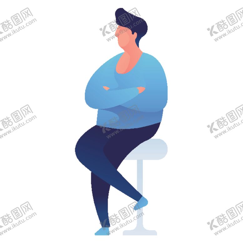 编号：12520309141934517694【酷图网】源文件下载-扁平化职业人物图案