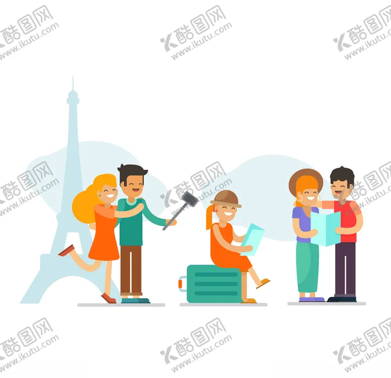 编号：69559106302240384999【酷图网】源文件下载-旅客游客