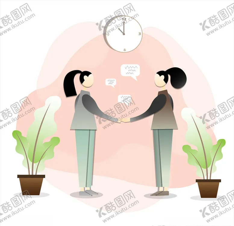 编号：68770006241101577317【酷图网】源文件下载-生活人物插画
