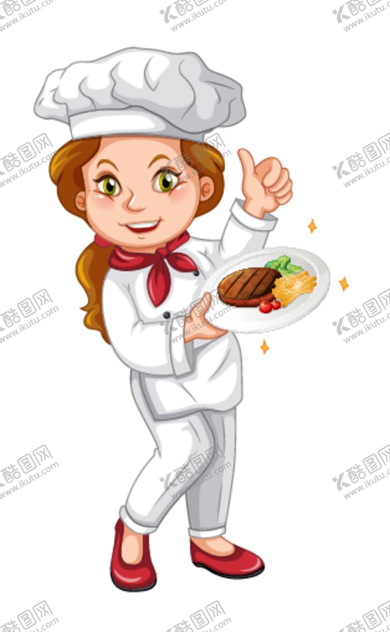 编号：74792912070346557179【酷图网】源文件下载-卡通女厨师