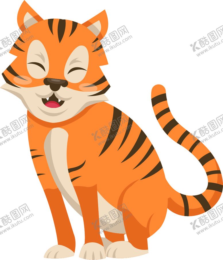 编号：99934611241308129090【酷图网】源文件下载-手绘老虎