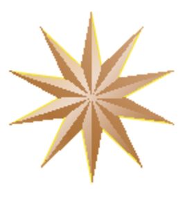 金色五星