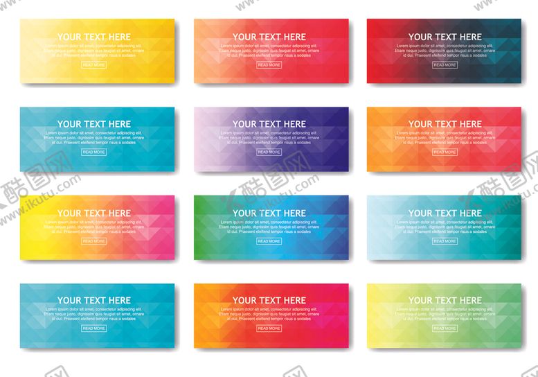 编号：62701109190402521376【酷图网】源文件下载-矢量横幅素材