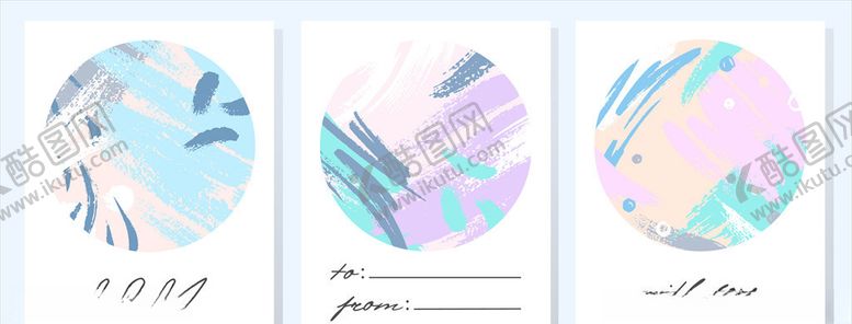 编号：63326410050523582071【酷图网】源文件下载-彩绘卡片