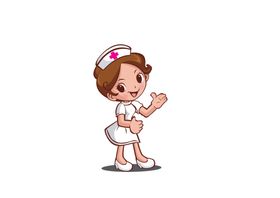 卡通女护士