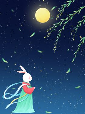 手绘兔子素材