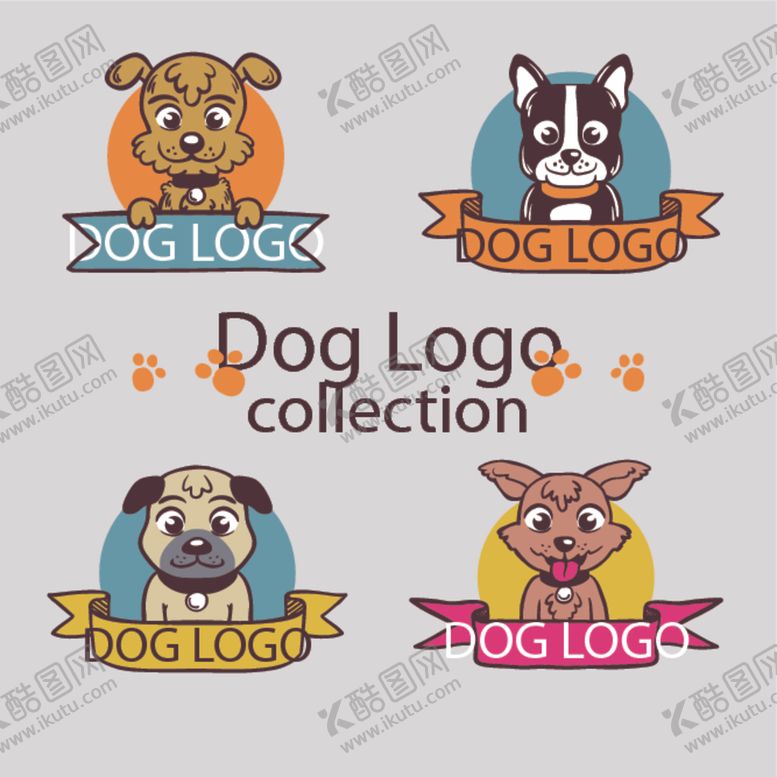 编号：14129009092003559246【酷图网】源文件下载-可爱卡通宠物狗矢量插画