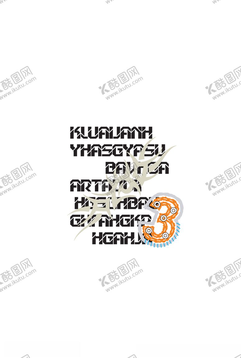 编号：82747707131834405291【酷图网】源文件下载-字母印花