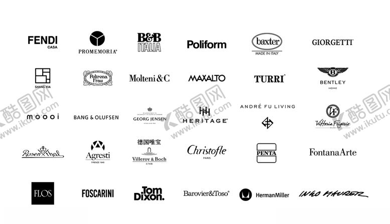 编号：57513409202026385268【酷图网】源文件下载-意大利高端家居品牌LOGO