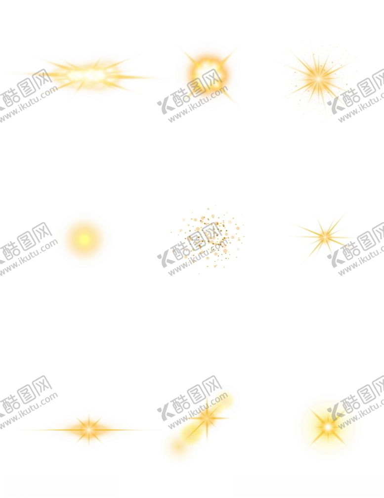 编号：70743809250709029650【酷图网】源文件下载-光点光束金色灯光射线耀眼闪亮