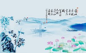 中式背景墙