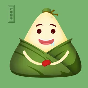 手绘粽子
