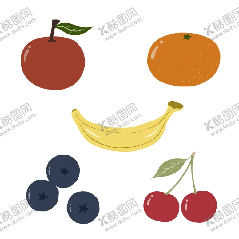编号：50548501280953542879【酷图网】源文件下载-水果合集二