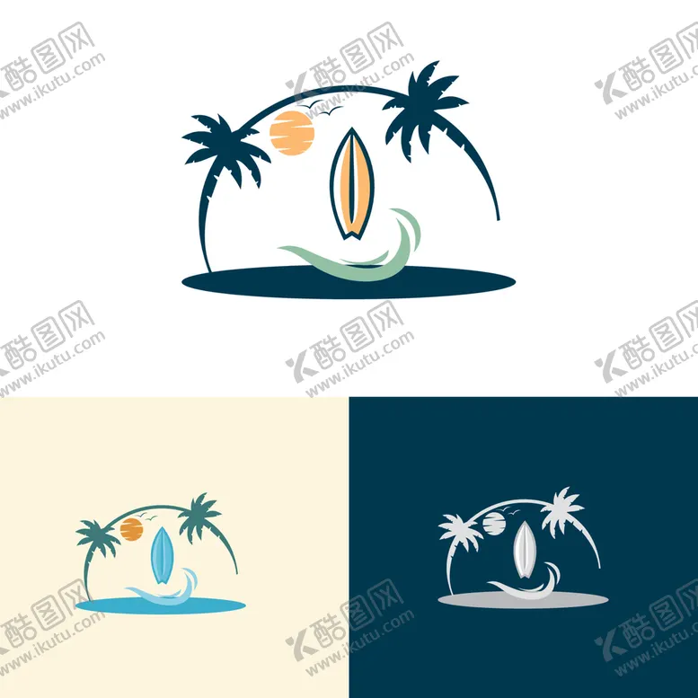 编号：56803709252104404307【酷图网】源文件下载-冲浪logo
