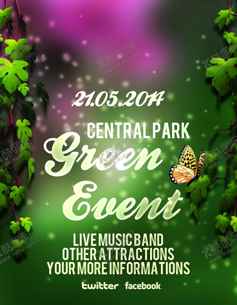 编号：68590409141753163782【酷图网】源文件下载-夏天蝴蝶