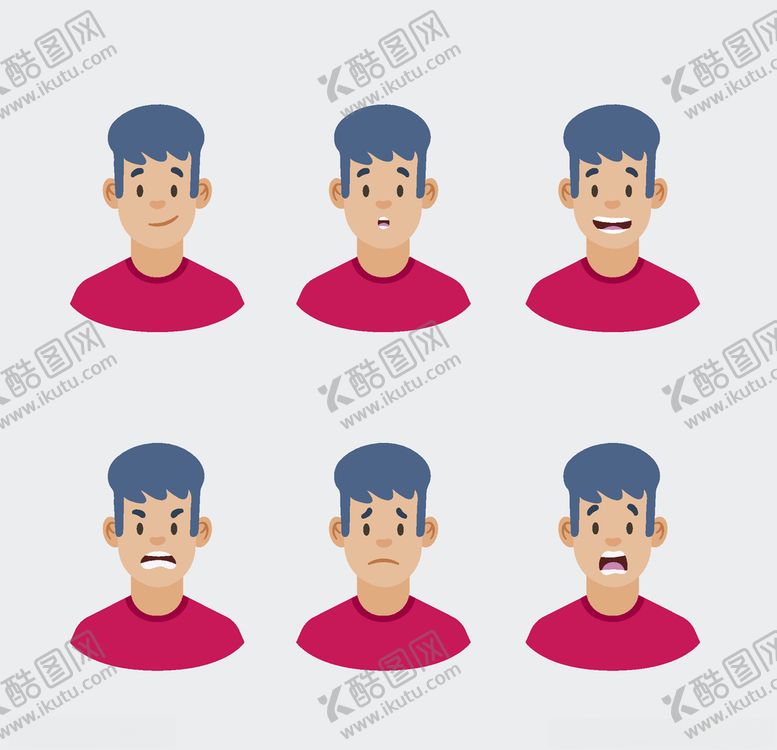 编号：88930206250425564676【酷图网】源文件下载-不同表情