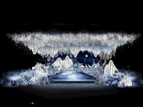 蓝色星空唯美婚礼