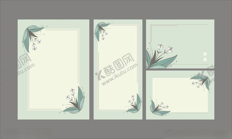 编号：88488011191252226338【酷图网】源文件下载-婚礼小清新卡片请柬贺卡背景