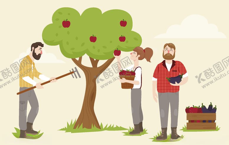 编号：36680610211600319286【酷图网】源文件下载-农民